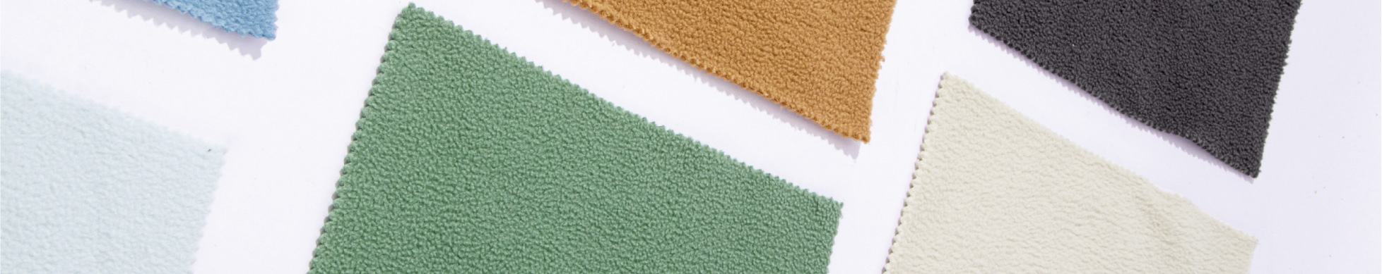 Antistatic fleece fabric color swatches